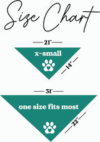 Game Day Dog Bandana | 100% Cotton Adjustable Triangle | Made in USA | Baseball| Sports | Biggest Fan | Game Day | Teal, One Size (1054)