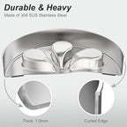 Slow Feeder Dog Bowl-3.5Cups for Large Breeds, Food Grade 304 Stainless Steel Dog Bowls with Non-Slip Base, Maze Pet Dish to Slow Down Eating, Dishwasher-Safe