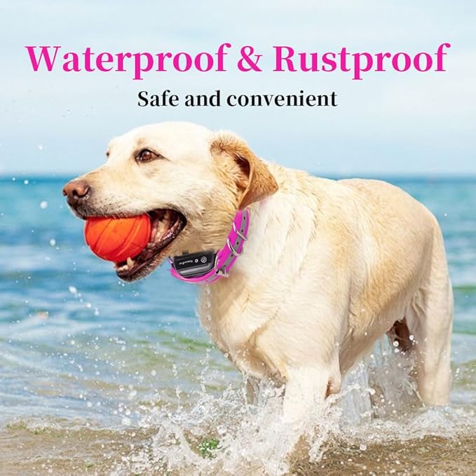 Universal 27 ½” X ¾” Replacement Band Strap for Dog Training Collar - Adjustable Waterproof TPU Remote E-Collar, Static/Vibration Shock Trainer.