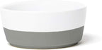 Waggo Dipper Ceramic Dog Bowl for Small and Large Breeds - Heavyweight and Durable Pet Food and Water Dish Crock, Dishwasher Safe, Modern (Medium, Dolphin)