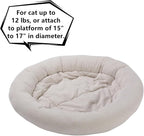 SHENGOCASE Round Cat Tree Tower Accessories Replacement Parts, Round Donut Cuddler Cat Dog Cushion Bed Add-ons for Plaform Perch Shelves (16")