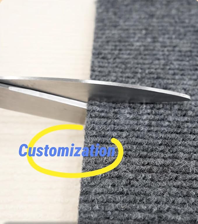 Heavy-Duty Cat Scratch Couch Furniture Protector, Adhesive Cat Scratch Pad Deterrent for Furniture, DIY Climbing Cat Scratcher Couch Protector from Cat Claws Scratching (Premium Grey, 78.7x15.7Inch)