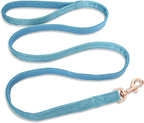 Bubblepup Velvet Dog Collar and Leash Set, Dog Collars for Small Medium Large Dogs Leash for Training & Walking