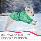 2 Pcs Dog Sweaters for Small Dogs Girl Boy Winter Fleece Clothes Warm Soft Dog Sweatshirt Outfit for Dogs Cats Pet Apparel