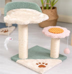 Cat Climbing Tower Large Cat Tree for Indoor Cats Tall Cat Tower with Sisal Scratching Posts and Pads Padded Plush Indoor Cats Tree(A)