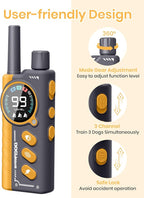 Smart 2-in-1 Bark and Shock Collar for Dogs - AI Anti-Misoperation, 3300FT Remote Training Collar, IPX7 Waterproof, 4 Modes (Tone, Vibration, Safe Shock, Auto Anti-Bark) for Dogs