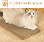 Cat Scratcher, 5 Packs in 1 Cardboard Box Cat Scratching Pad for Indoor Cats and Kitten, Cat Scratch Pad to Protect Furniture, Large Size