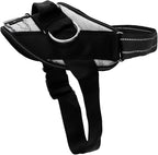 ShawnCo Essential Dog Harness, No-Pull Pet Vest with 3 Leash Clips, No Choke, Reflective, Adjustable and Padded, for Easy Walking and Training for Small, Medium and Large Dogs (White Marble, L)