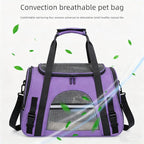 Cat Carriers, Dog Carriers, Pet Carriers – Airline-Approved Soft-Sided Bag for Cats & Small Dogs (Up to 15 lb), Foldable, Breathable Mesh, Privacy Cover, Washable & Lightweight