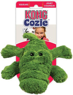 KONG - Cozie Ali Alligator - Indoor Cuddle Squeaky Plush Dog Toy - for Medium Dogs