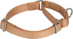 Hyhug Martingale Collar for Dogs Small Clay |Escape - Proof Heavy Duty Nylon Durable No Buckle, Ideal for Training & Daily Walks