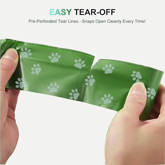 240Pcs Thick Dog Poop Bags Rolls, Leak-Proof Poop Bags for Dog and Cats Litter, 9x13 Inch Scented Pet Waste Bag for Small - Large Dogs Walking, Fits Most Doggie Bag Holder for Leash