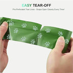 240Pcs Thick Dog Poop Bags Rolls, Leak-Proof Poop Bags for Dog and Cats Litter, 9x13 Inch Scented Pet Waste Bag for Small - Large Dogs Walking, Fits Most Doggie Bag Holder for Leash