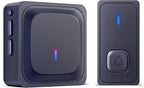 BN-LINK Wireless Doorbell, Waterproof Door Bell Easy Installation, 1000Ft Range, Adjustable Volume& 58 Chimes, LED Flash, Perfect for Homes, Offices, Classroom, Apartments (Black)