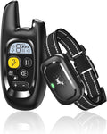 Dog Shock Collar with Remote Control- Training Collar for Small Medium Large Dogs, Electric Collar for Dogs Training Rechargeable, E Collar with Beep, Vibration & Shock-Lock Keypad