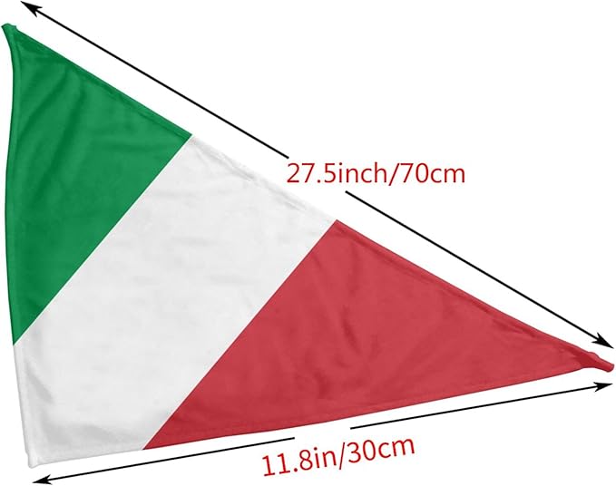 Dog Bandanas Italian Flag Pet Bandana Scarf Triangle Bibs Kerchief Accessories for Dogs Cats