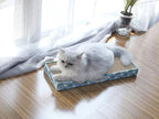 VIVAGLORY Cat Scratcher Padpal Cat Scratching Board, Cardboard Scratcher with Catnip for Indoor, Flat Scratch Board Scratch Pad Cardboard for Kitten, Narrow, 3Pack