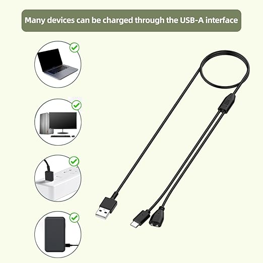 Dog Shock Collar Charger Replacement for Jugbow/Delupet/Yawpet Training Collar,2-in-1 USB C and Magnetic Charging Cable for Dog Collar and Remote Control