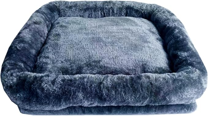 SHENGOCASE Cat Tree Tower Accessories Replacement Parts Top Cushion Bed Cover for Cat Perch with Elastic Band (11.8" x 11.8", Grey)