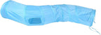 Cat Tunnel for Indoor Cats Interactive, Rabbit Tunnel Toys, Pet Toys Play Tunnels for Cats Kittens Rabbits Puppies Crinkle Pop Up Blue 47" Shape S