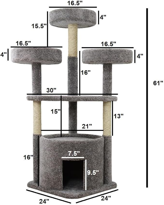Main Coon Cat House Cat Tree
