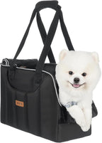 Dog Purse Carrier for Small Dogs Cats Rabbits Up to 13lbs, Lightweight Pet Sling Carriers with Crossbody Strap, Portable Puppy Soft Sided Tote Bag Carrier for Vet,Hiking,Travel Black