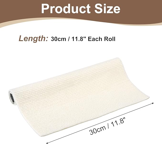 uxcell Self-Adhesive Cat Scratching Mat, 1 Roll 11.8" x 11.8" Couch Protector from Cat Claws for DIY Sofa, Wall, Doors, Cut Anti Cat Scratch Pad Carpet Mat, Beige