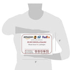 Please Do Not Knock or Ring Doorbell - Leave Package Sign Blank (Hang Sign), Write Your Own Delivery Message, 6" x 9" No Rust PVC Will Not Scratch, Easy to Mount with Holes Made in USA by SPRYZZLE