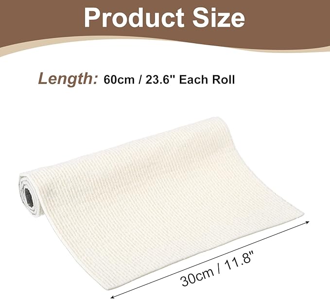 uxcell Self-Adhesive Cat Scratching Mat, 1 Roll 23.6" x 11.8" Couch Protector from Cat Claws for DIY Sofa, Wall, Doors, Cut Anti Cat Scratch Pad Carpet Mat, Beige