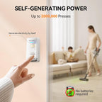 TECKNET Wireless Doorbell, Plug-through Door Bell, IP66 Waterproof Doorbells, 1300ft Cordless Rang Door Bell Ringer Wireless, 60 Ringtones & 5 Level Volume, 0-110 dB Doorbell Chime for Home/Classroom