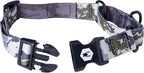 Wolfgang Heavy Duty Martingale Dog Collar with Quick Release Nylon Buckle for Walking & Training, Hideout Print, Medium