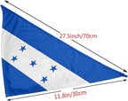 Dog Bandanas Flag of Honduras Pet Bandana Scarf Triangle Bibs Kerchief Accessories for Dogs Cats