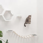 Wall Cat Shelves Wood Shelves Furniture - Wooden Shelf Wall Mounted Furniture - Indoor Cats Rustic Decor Lover Gift (Cat Wall Bed)