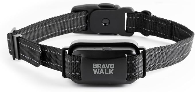 Pro No-Pull Dog Training Collar for Happier Walks, Rechargeable and Waterproof, Hands Free Device with No Remote Needed, Anti-Slip, and Safe-to-use for Medium and Large Breed Dogs (Medium)