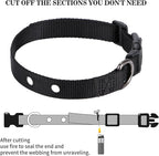 1 Inch Dog Shock Collar Replacement Strap with 2 Holes - Compatible with Most Brands of Ecollar Dog Fences and Training Collars, Black