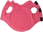 Gooby Sports Vest Dog Jacket - Purple, X-Small - Reflective Dog Vest with D Ring Leash Warm Fleece Lined Hook and Loop Closure for Small to Medium Dogs