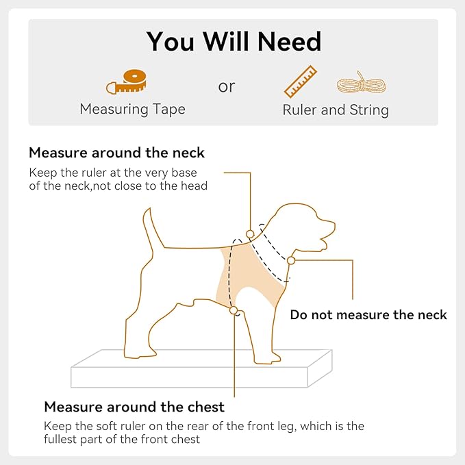 Joytale Small Dog Harness, Breathable Mesh Step-in Vest, Reflective Soft Padded Harnesses Small Sized Dog for Walking, Brown, S