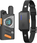 2-in-1 Dog Training Collar with Remote & Automatic Bark Control, Beep Vibration & Safe Static Modes, 3300FT Range, Adjustable Sensitivity, Rechargeable, for Small Medium Large Dogs