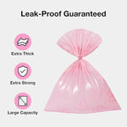 VETRESKA Dog Poop Bag Dispenser with Cherry Blossom Scented Poop Bags, Leak Proof and Extra Thick Pet Waste Bags, 1 Poop Bag Holder and 105 Bags for Dog Walking and Cats Litter, Pink