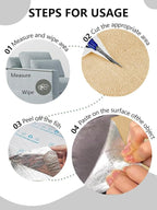 Couch Wall Corner Protector for Indoor Cats, Anti Scratch Furniture Protector from Cats Scratching, Trimmable Climbing Cat Scratcher Pad Mat for Cat Board/Door/Carpet(Khaki, 39.3x15.8In)