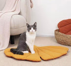 Reversible Leaf Sofa Isolation Mat/Slip Ginkgo Leaf Pet Mat for Dogs/Cats - Washable Sofa Protector Pad (Ginkgo, Large)