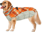 Lelepet Warm Dog Winter Coat Dog Coats for Extra Large Dogs Waterproof Dogs Jacket with Harness Built in Reflective Cold Weather Coats Windproof Zip-Up Winter Fleece Vest Snowsuit Great Dane 3XL