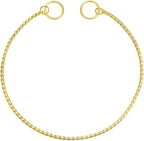 Mogoko Stainless Steel Dog Choke Chain Collar, Puppy Metal Snake Chain Slip Collar Pet Titan Training Walking Choker (Gold;24.0" 5.0mm)