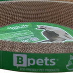B Kitty Scratcher Cat Bed, Fun for Your Purr-FECT Feline (Round)