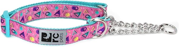 RC Pets 1" Martingale Training Dog Collar, Large, Memphis