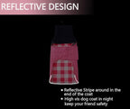 Dachshund Dog Coats Jacket fit for Dachshunds Corgi Weiner Reversible Winter Coat Padded Cotton Lining high Collar Dog Suit in Autumn Winter - Pink - XS