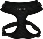 Authentic Puppia RiteFit Harness with Adjustable Neck, Black, Medium