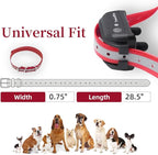 Universal 27 ½” X ¾” Replacement Band Strap for Dog Training Collar - Adjustable Waterproof TPU for Remote E-Collar, Static/Vibration Shock Trainer.