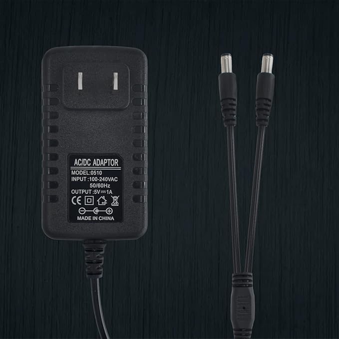 Replacement for Mini Educator E Collar Charger, Dual Lead Charger Compatible with Educator 300, 400 Series, RX, FOB and BP-504 Dog Training Collar Power Adapter Supply Cord