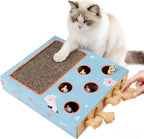 PAWISE Cat Scratcher – Reversible Cardboard Scratching Pad, Durable Cat Scratch Bowl & Bed, Interactive Scratcher for Indoor Cats & Kittens (10X2.4X13.8)